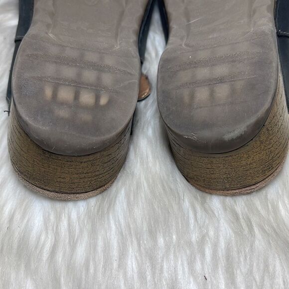 Dansko Britney Black Burnished Nubuck Mary Jane Mules Clogs. Sz 40/9.5-10 - Picture 7 of 8